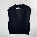 Gilet in maglia scollo a V